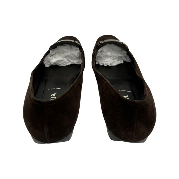PRADA Suede Leather Loafers - Picture 15 of 16